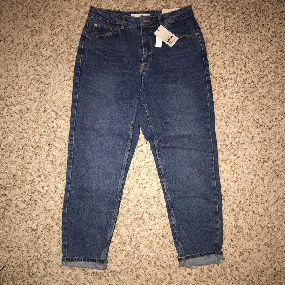 NWT TOPSHOP Motto Mom Jeans